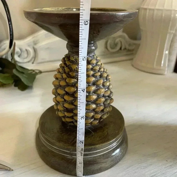 🔥one candle holder pillar 
* bark look candle NOT UNCLUDED - Picture 4 of 4